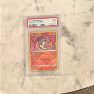 Pokemon Radiant Charizard Card - Red, Yellow